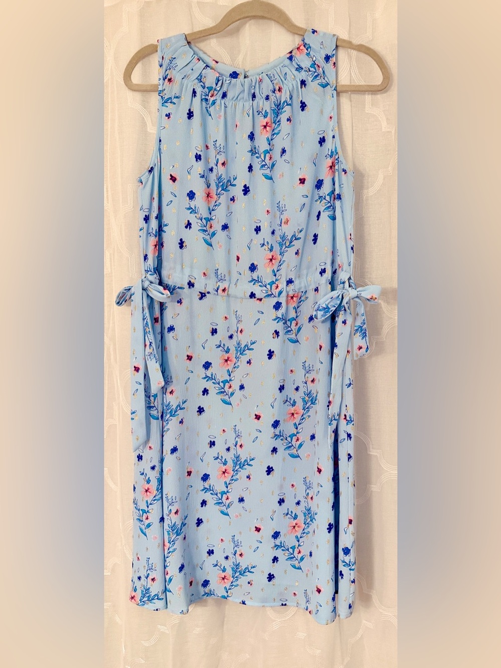 Juicy Couture Sheer Floral Swim Cover Up Dress Size Large